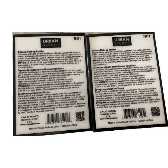 Lot Of 2 New Urban Studio Silicone Make Up Beauty Blenders - Picture 2 of 2